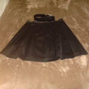 AK Anne Klein Black Full A-Line Skirt - NEW - Size 14